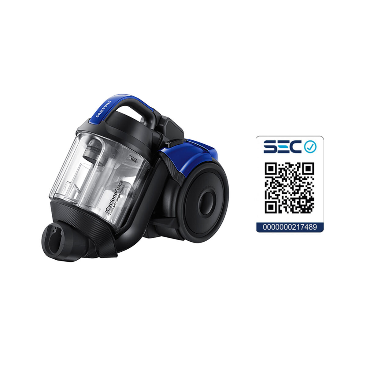 Aspiradora Ciclónica Samsung Antitangle con Contenedor 2 lts. 2100 W