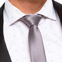 Corbata Slim Hombre Zibel Gris