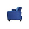 Sofá Cama Deco Class Esparta 3 Cuerpos Azul