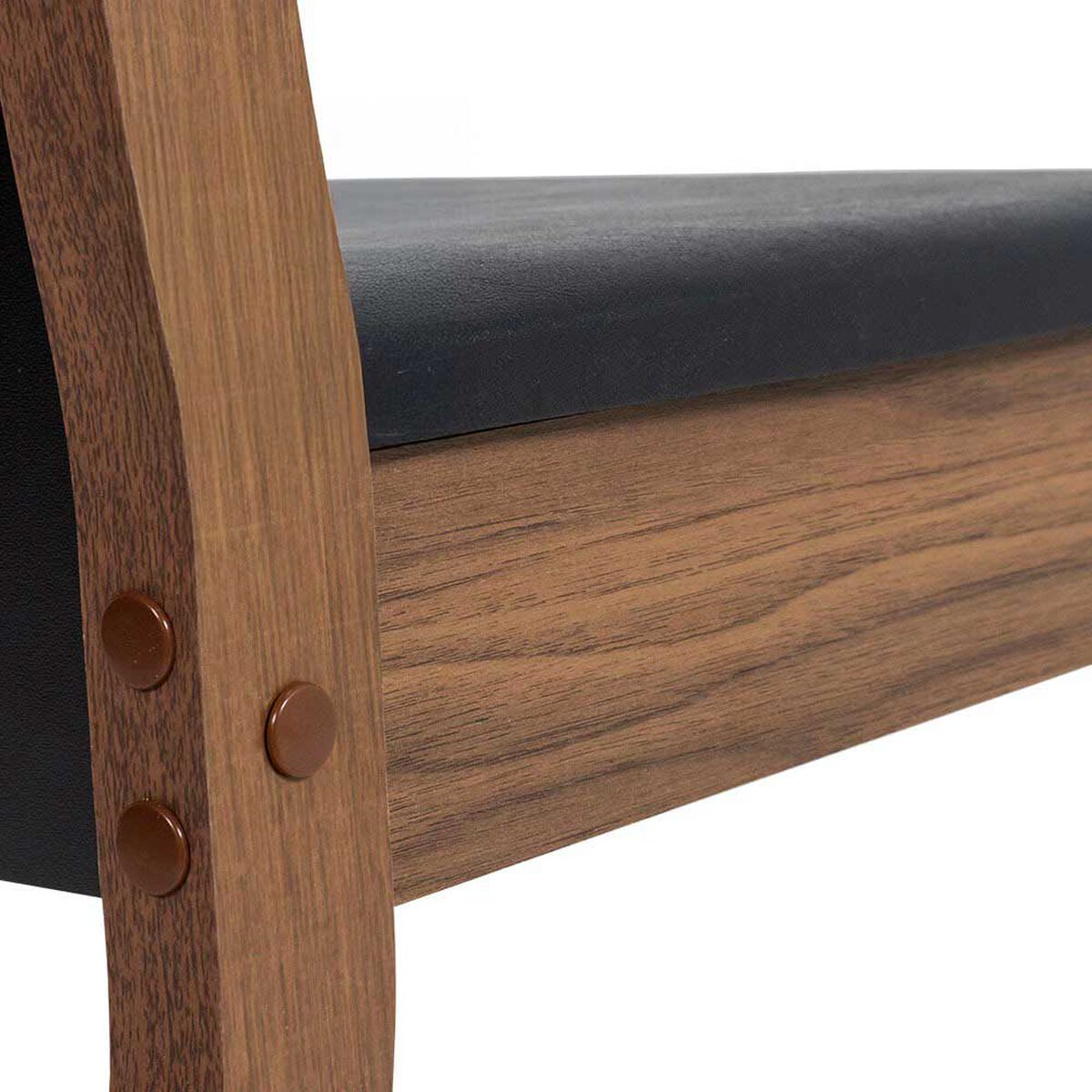 Juego de Comedor Vekkahome Elia 4 Sillas Cafe