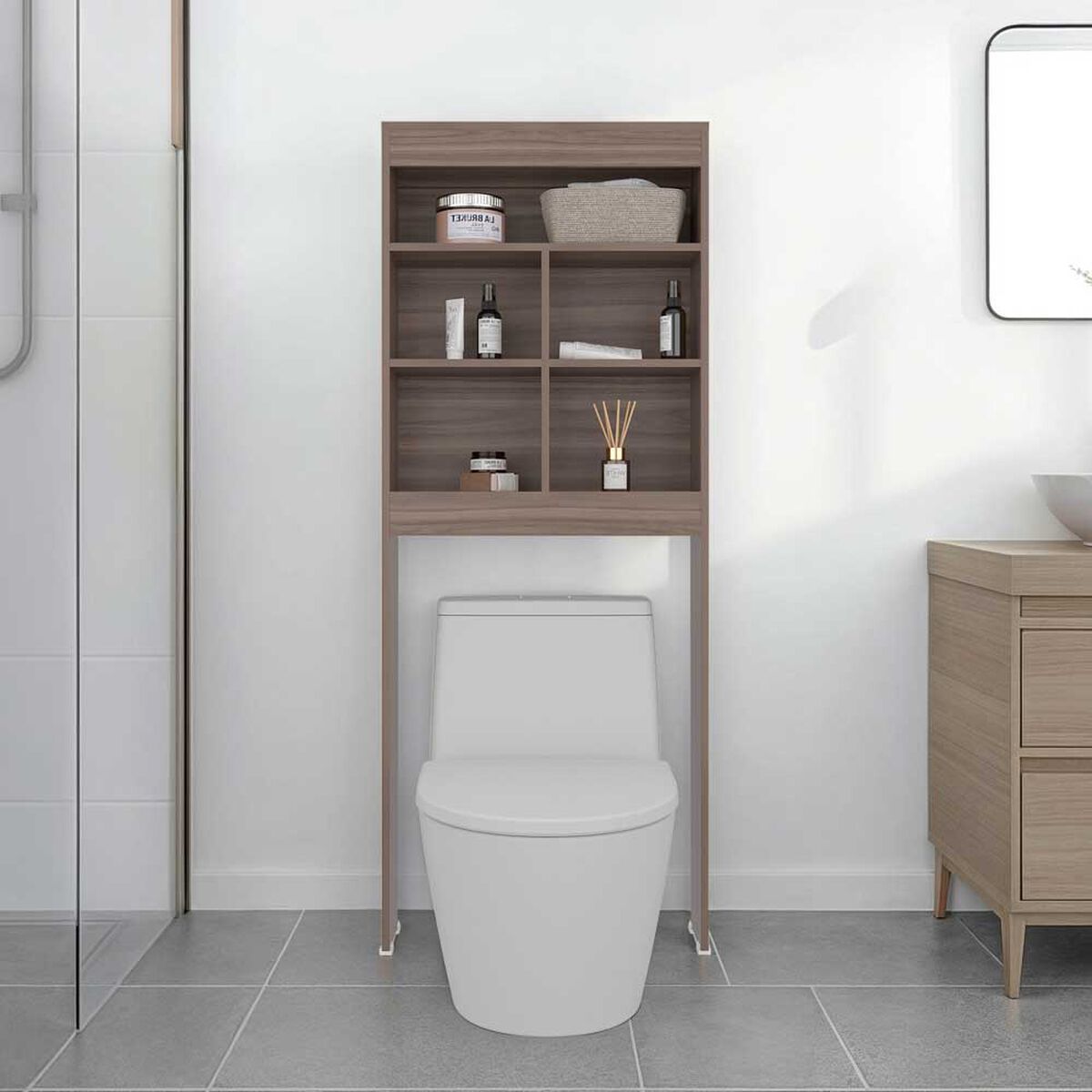 Estante Tuhome Bath Avellana