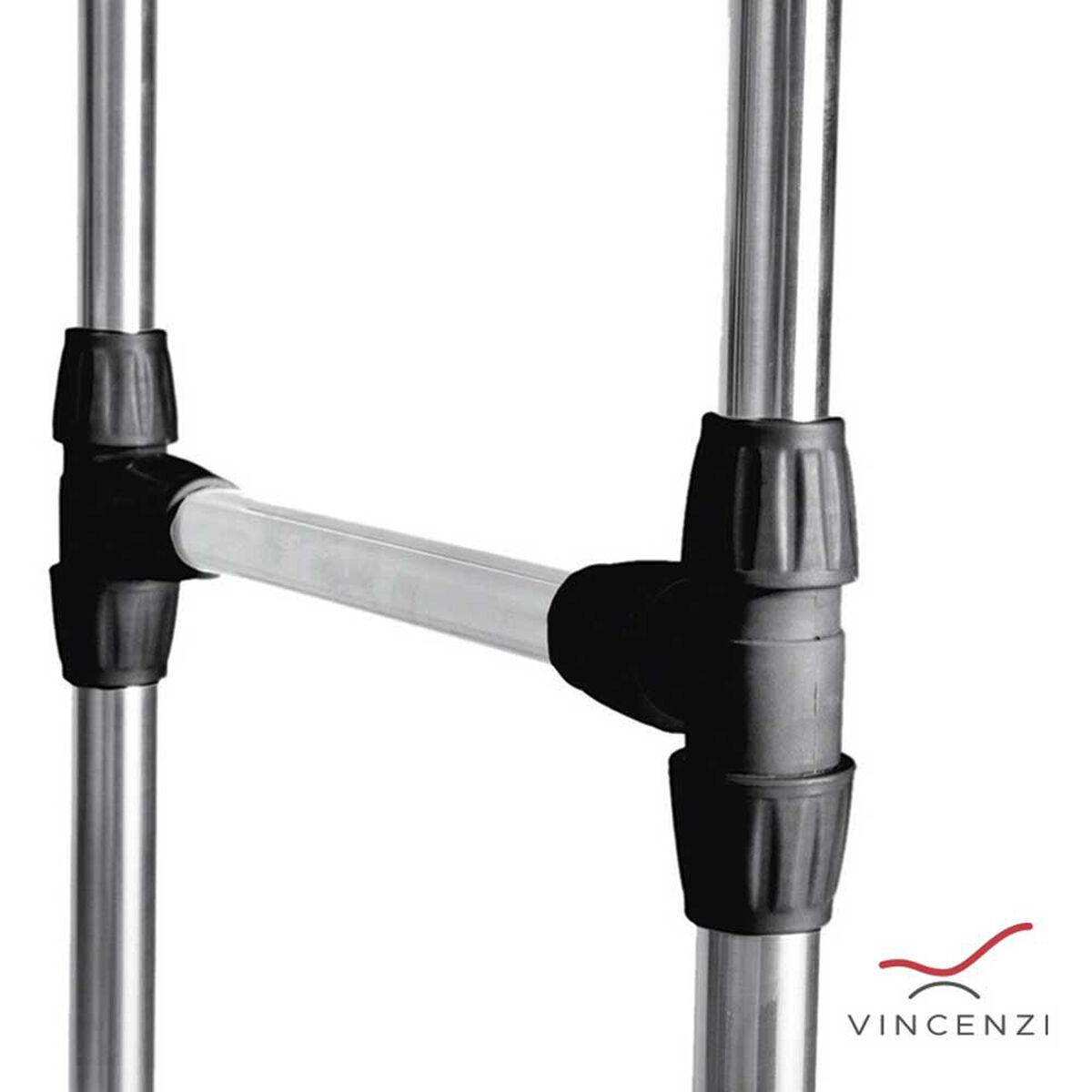 Colgador de Ropa Metálico Vincenzi Doble Tendedero