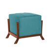 Pouf Latam Home Marsella Tela Velvet Turquesa