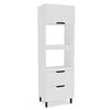 Despensa de Cocina delta Vekkahome 2 Puertas 1 Cajon Blanca