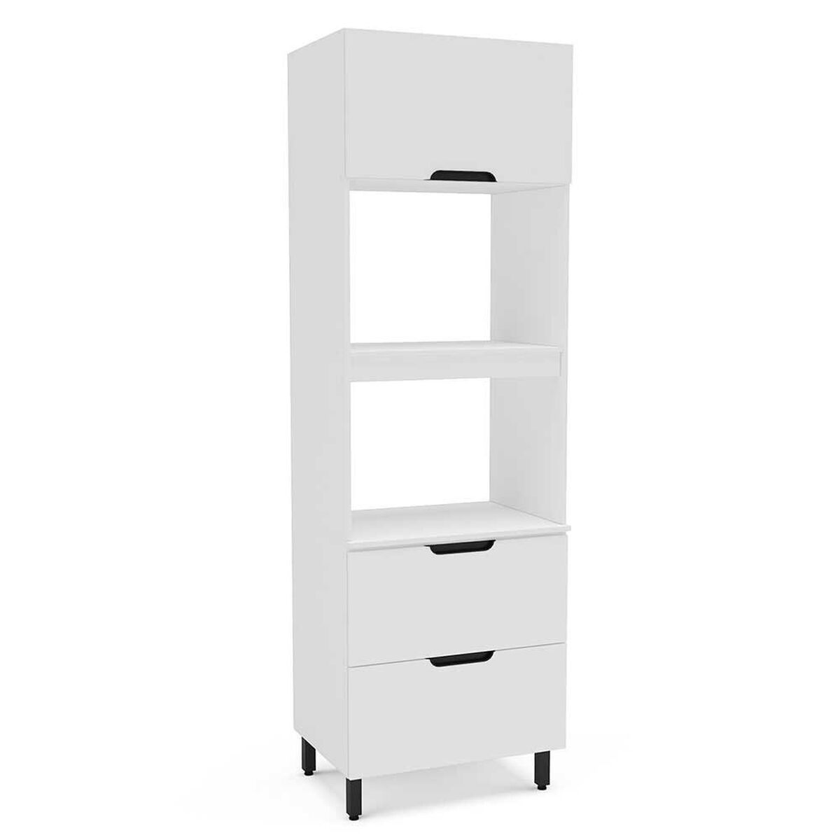 Despensa de Cocina delta Vekkahome 2 Puertas 1 Cajon Blanca