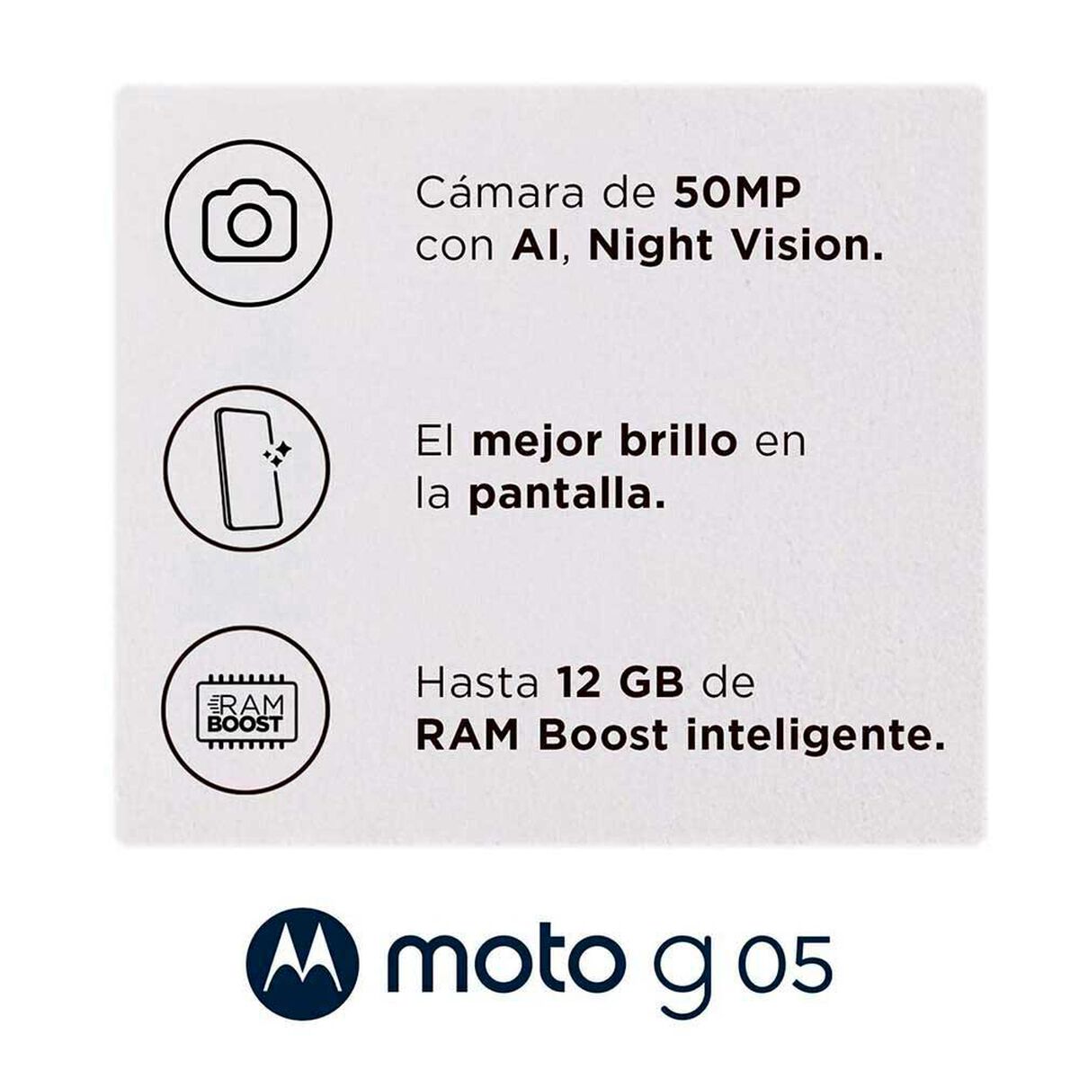 Celular Motorola Moto G05 4G 64GB 6,67" Rojo