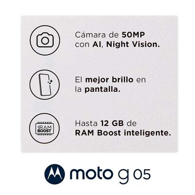 Imagen 2 del producto Celular Motorola Moto G05 4G 64GB 6,67"" Rojo