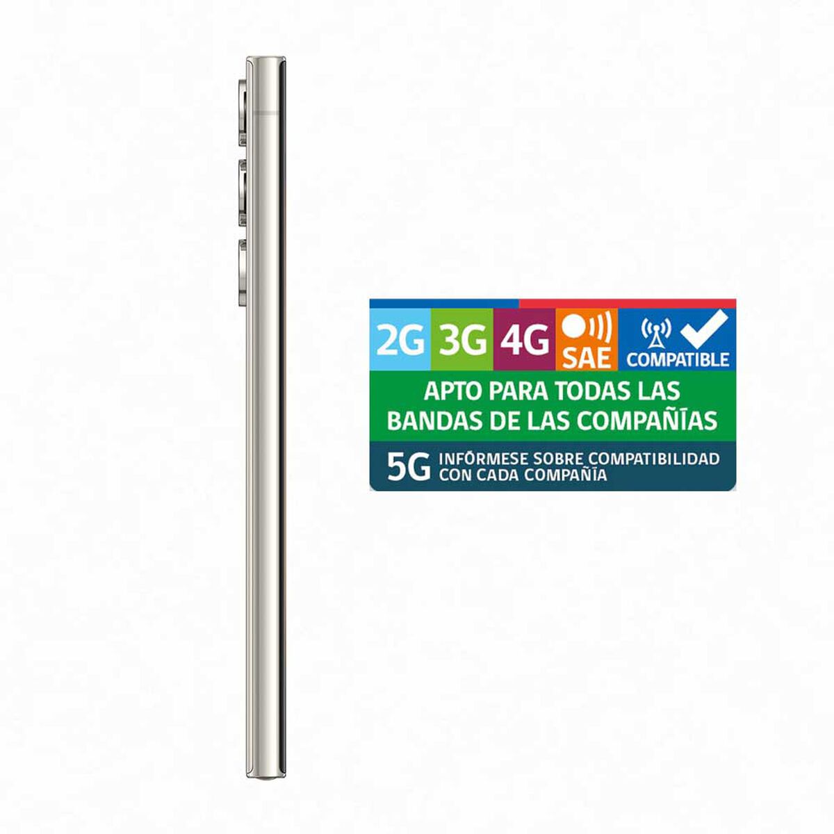 Celular Samsung Galaxy S23 Ultra 256GB 6,8" Cream Liberado