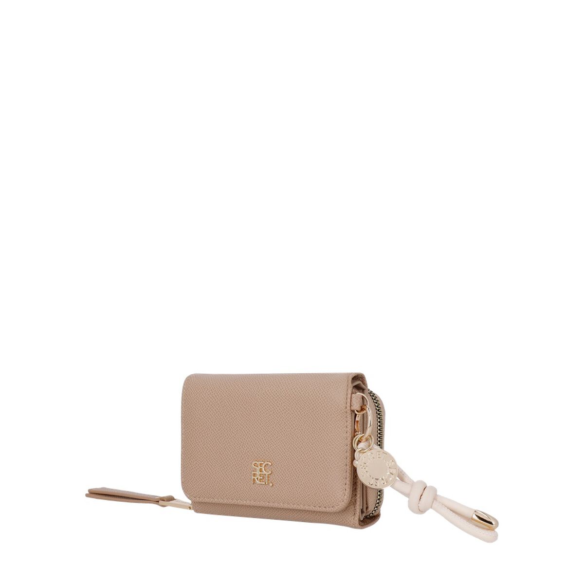 Billetera de Mujer Secret Kansas SC7 Peque&ntilde;a Beige