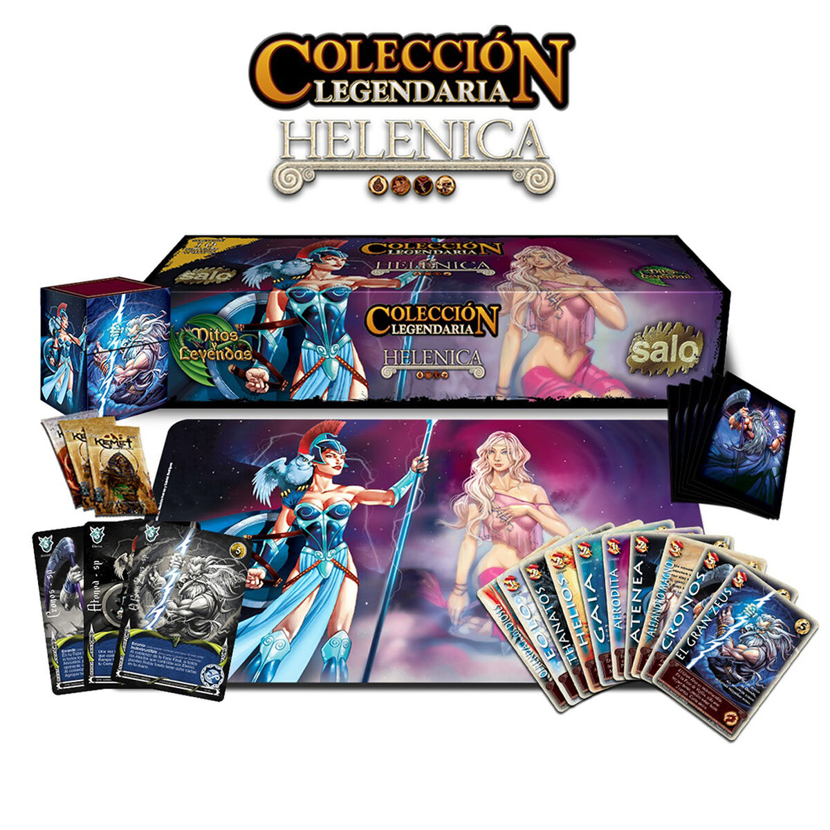 Juego Cartas Mitos y Leyendas Salo Colección Legendaria: Helénica
