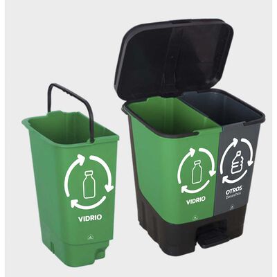Basurero Homeclaf 30 lt Negro