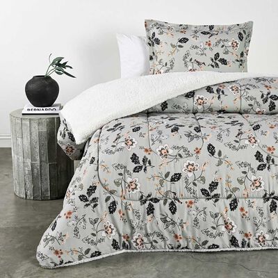 Plumón Elements & Co 1,5 Plazas Bird Gris