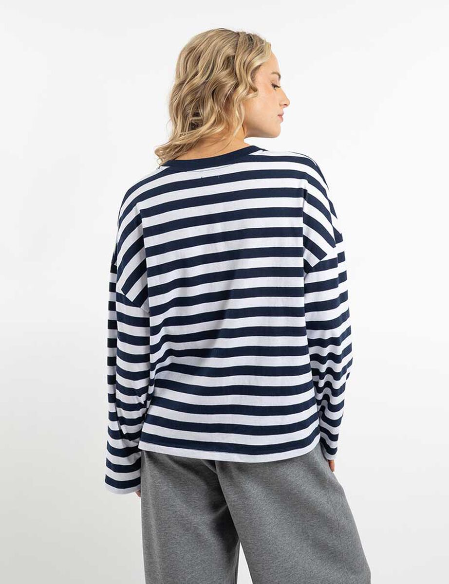 Polera Oversize Manga Larga Mujer Icono