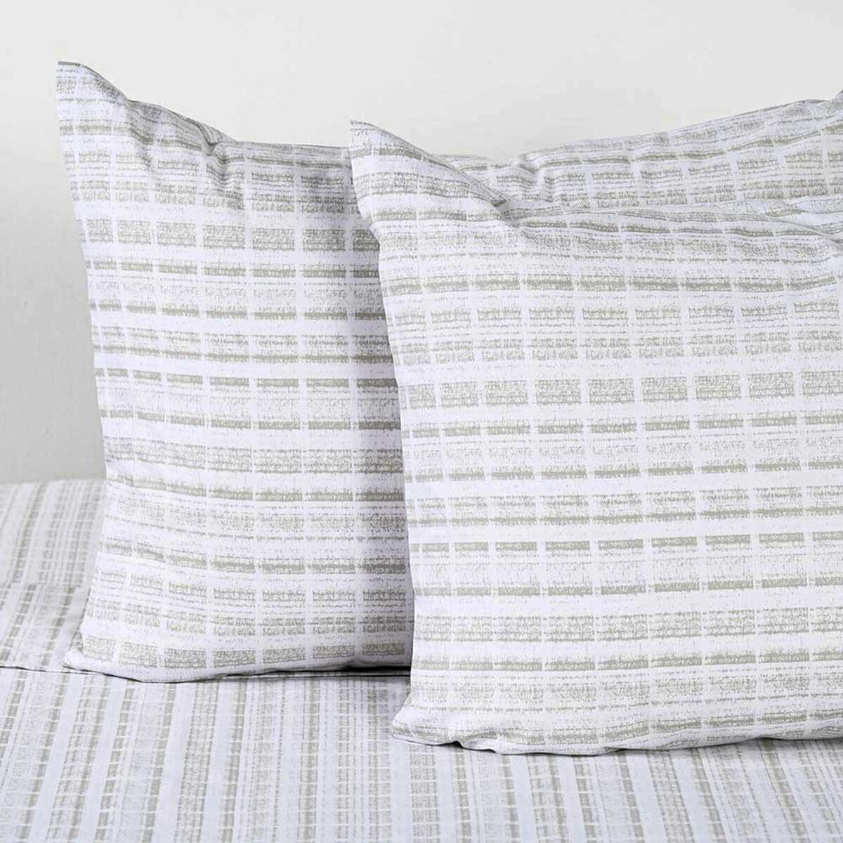 Juego de S&aacute;banas Elements & Co 200 Hilos King Terra Blanco