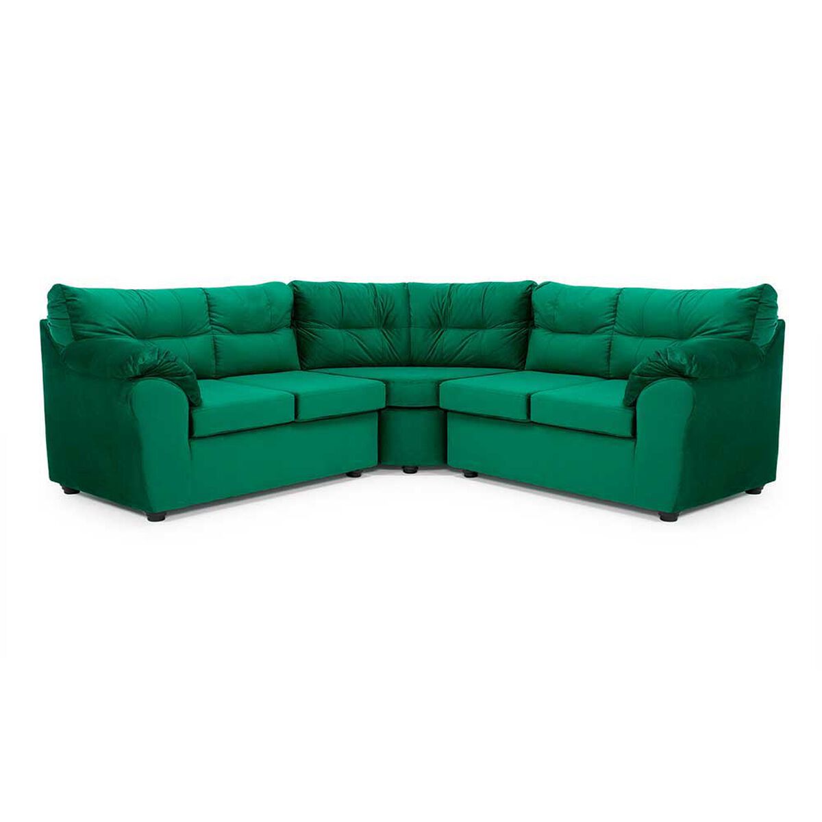 Sofá Seccional Muebles MPR Alerce 5 Verde Esmeralda