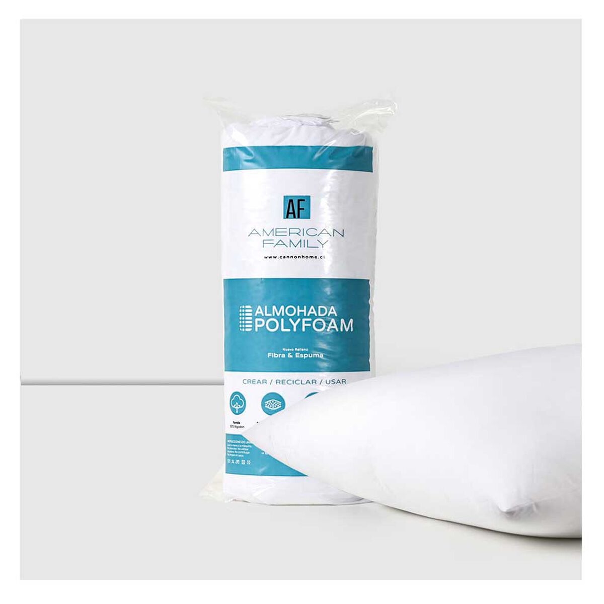 Cama Europea Latam Home 1,5 Plazas Cannon Gris