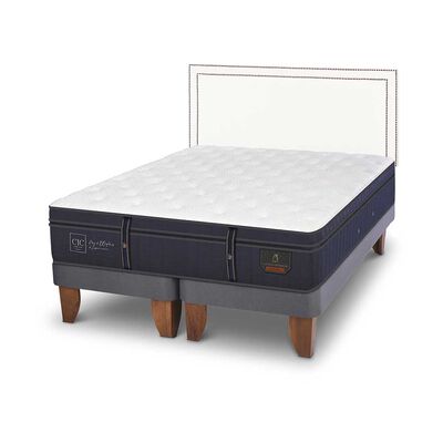 Imagen 2 del producto Cama Europea CIC Base Dividida 2 Plazas Grand Premium + Respaldo Danubio