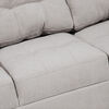 Seccional Izquierdo Muebles MPR Bruselas 7 Cuerpos Gris
