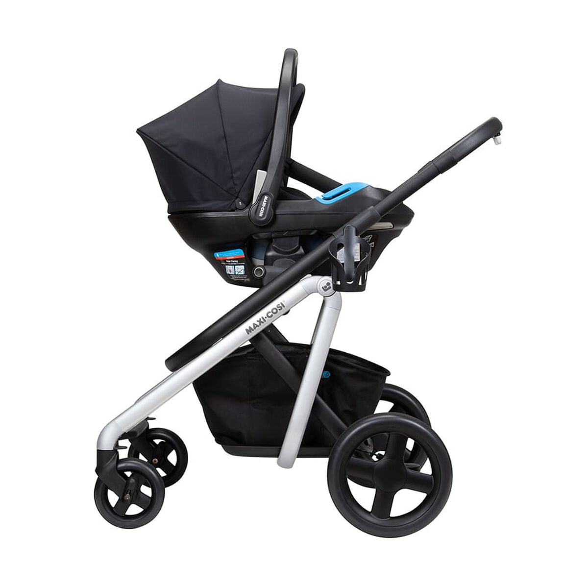 Coche Travel System Lila+Coral Xp Essential Black Maxi-Cosi