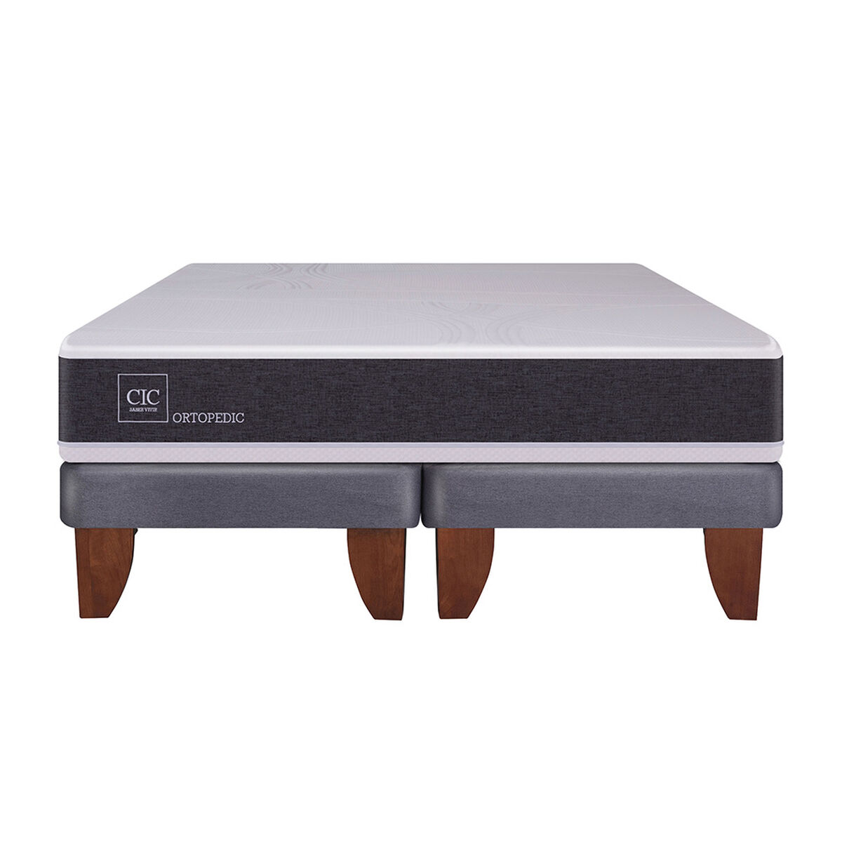 Cama Europea CIC Base Dividida 2 Plazas Ortopedic