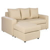 Sofá Seccional Bodevir BI-L 3 Cuerpos Beige