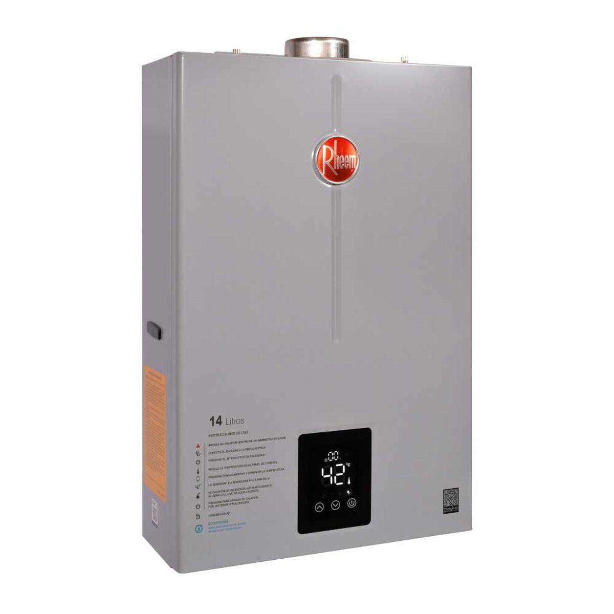 Calefont 14 litros Gas licuado Tiro forzado Rheem