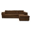 Sofá Seccional Muebles MPR Journey 3 Café