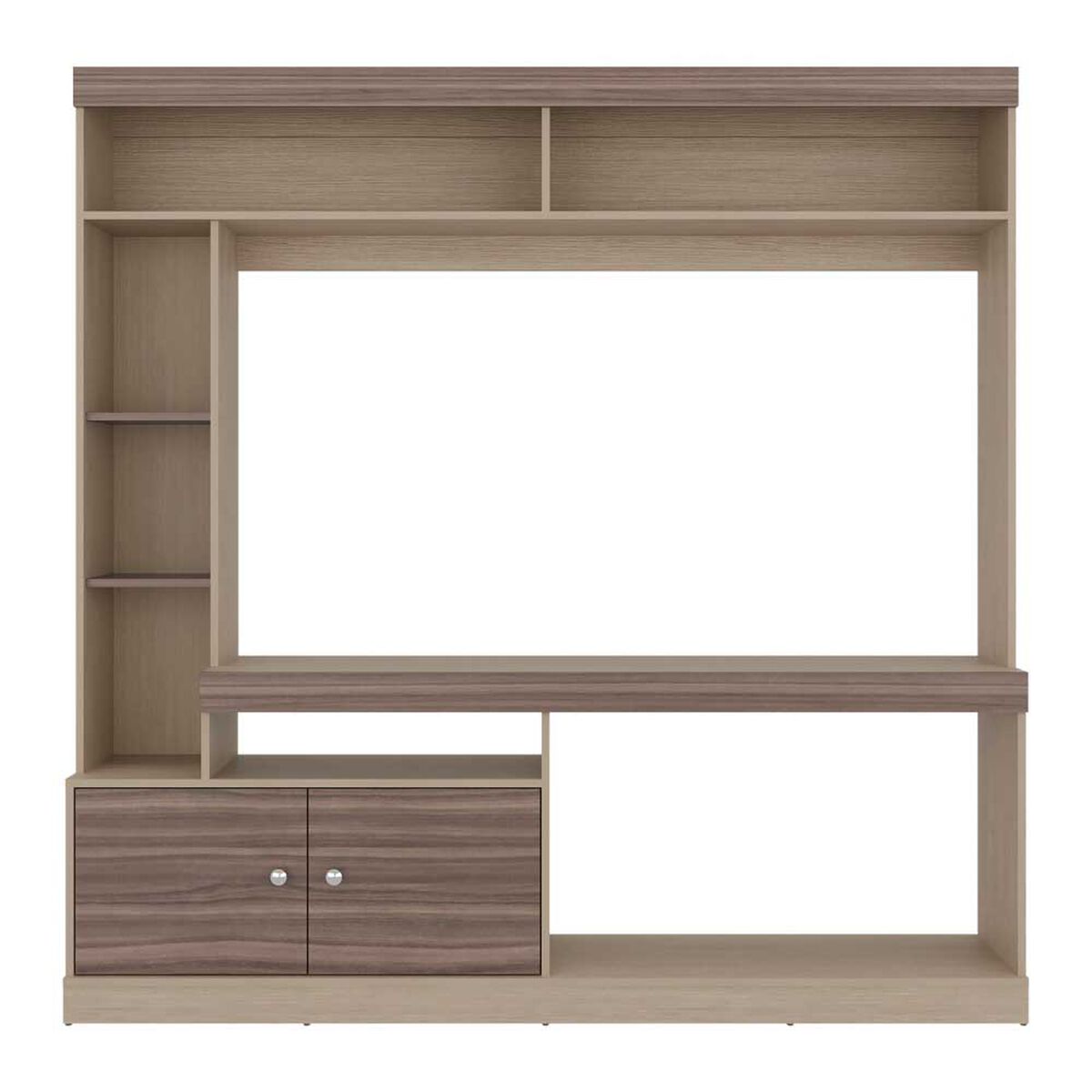 Estante TV Tuhome Classic Color Hasta 65" Avellana y Cartagena