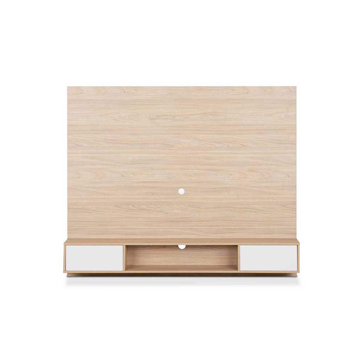 Panel TV CIC Picasso Hasta 75" Olmo Alpino Blanco