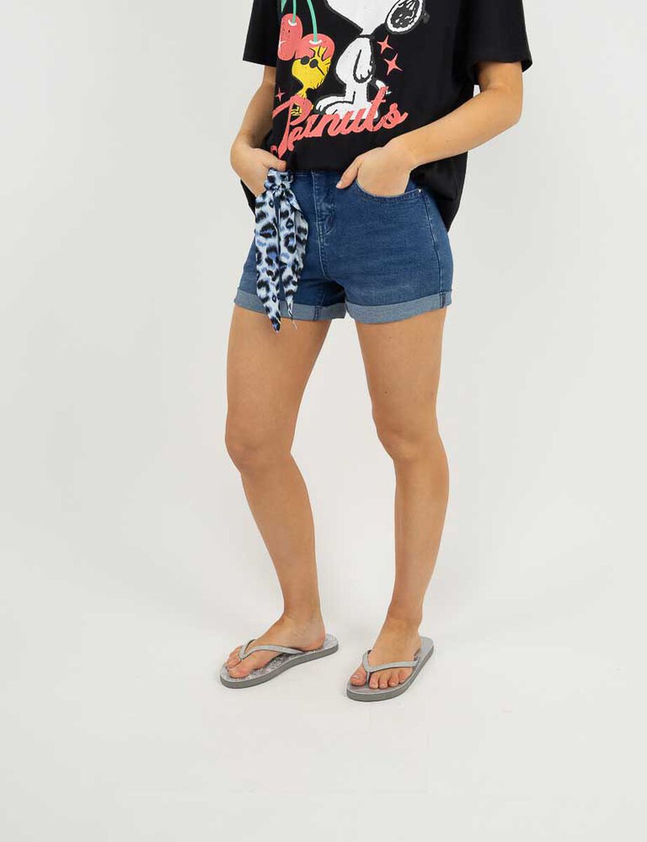 Short Indigo Mini Mujer Icono
