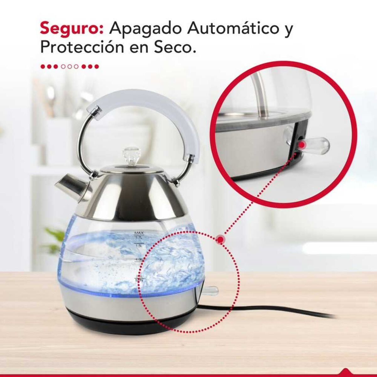 Hervidor Thor Diamond Design 1,7 lts.