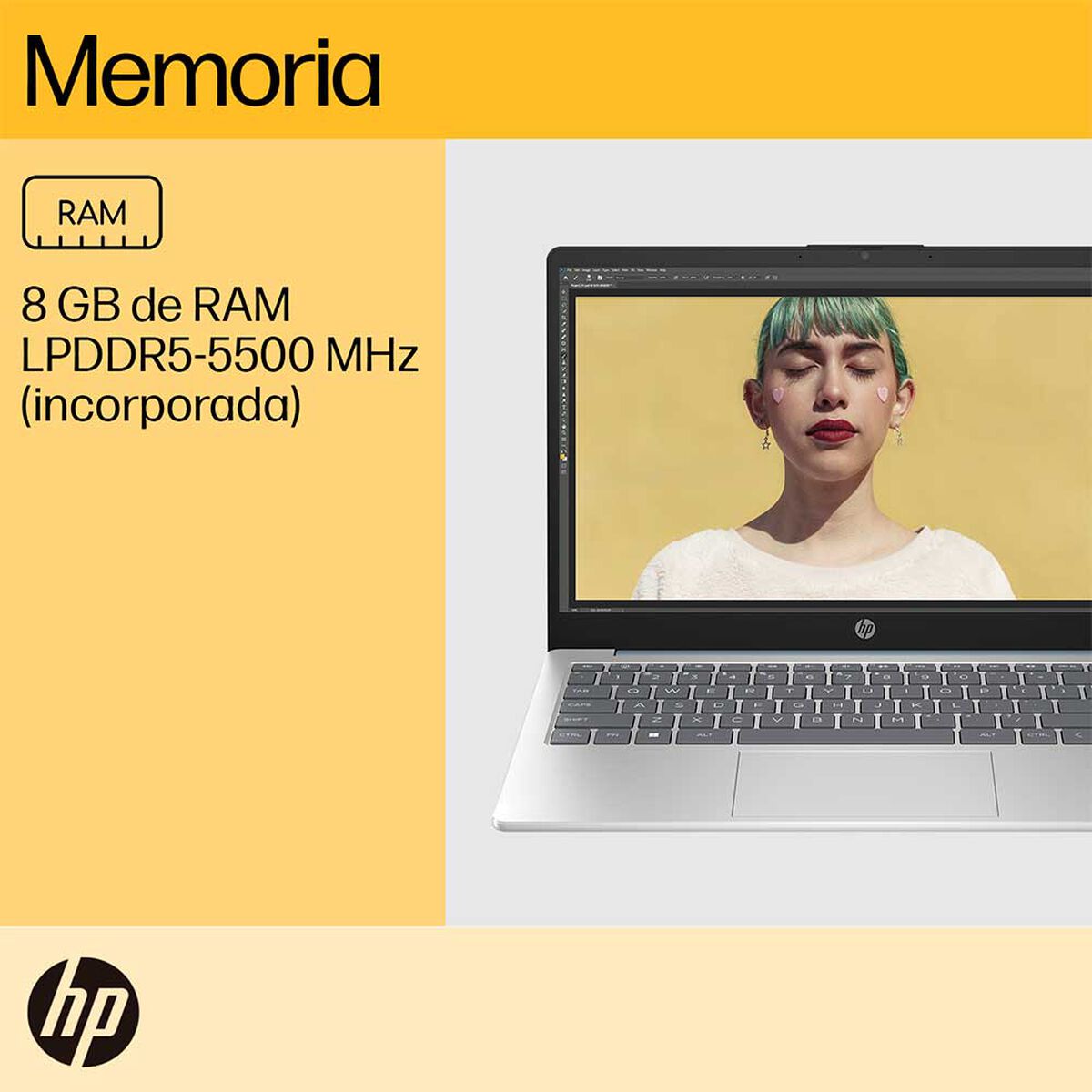 Notebook HP 14-em0017la AMD Ryzen 5 8GB 512GB SSD 14" 
