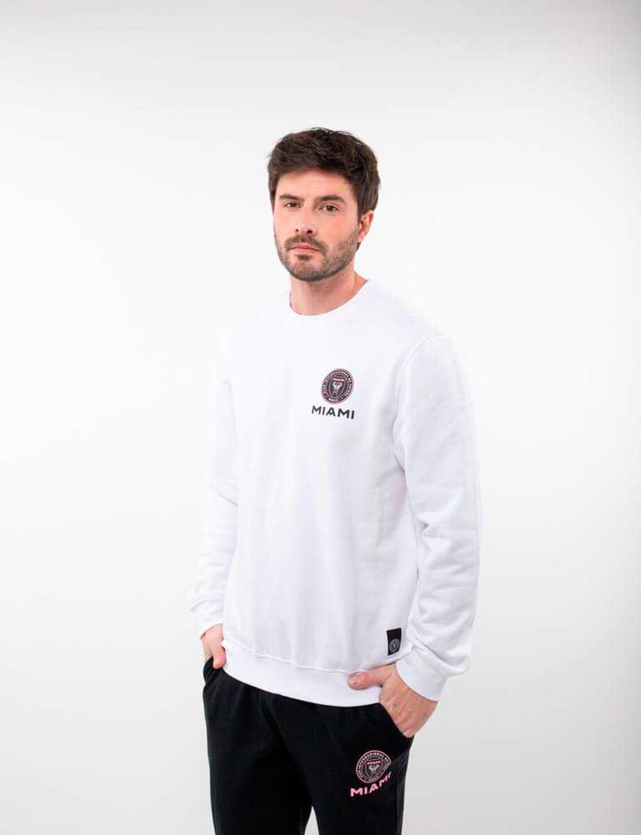 Polerón Deportivo Cuello Redondo de Algodón Hombre Inter Miami
