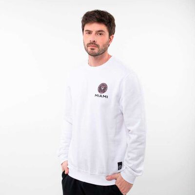Polerón Deportivo Cuello Redondo de Algodón Hombre Inter Miami