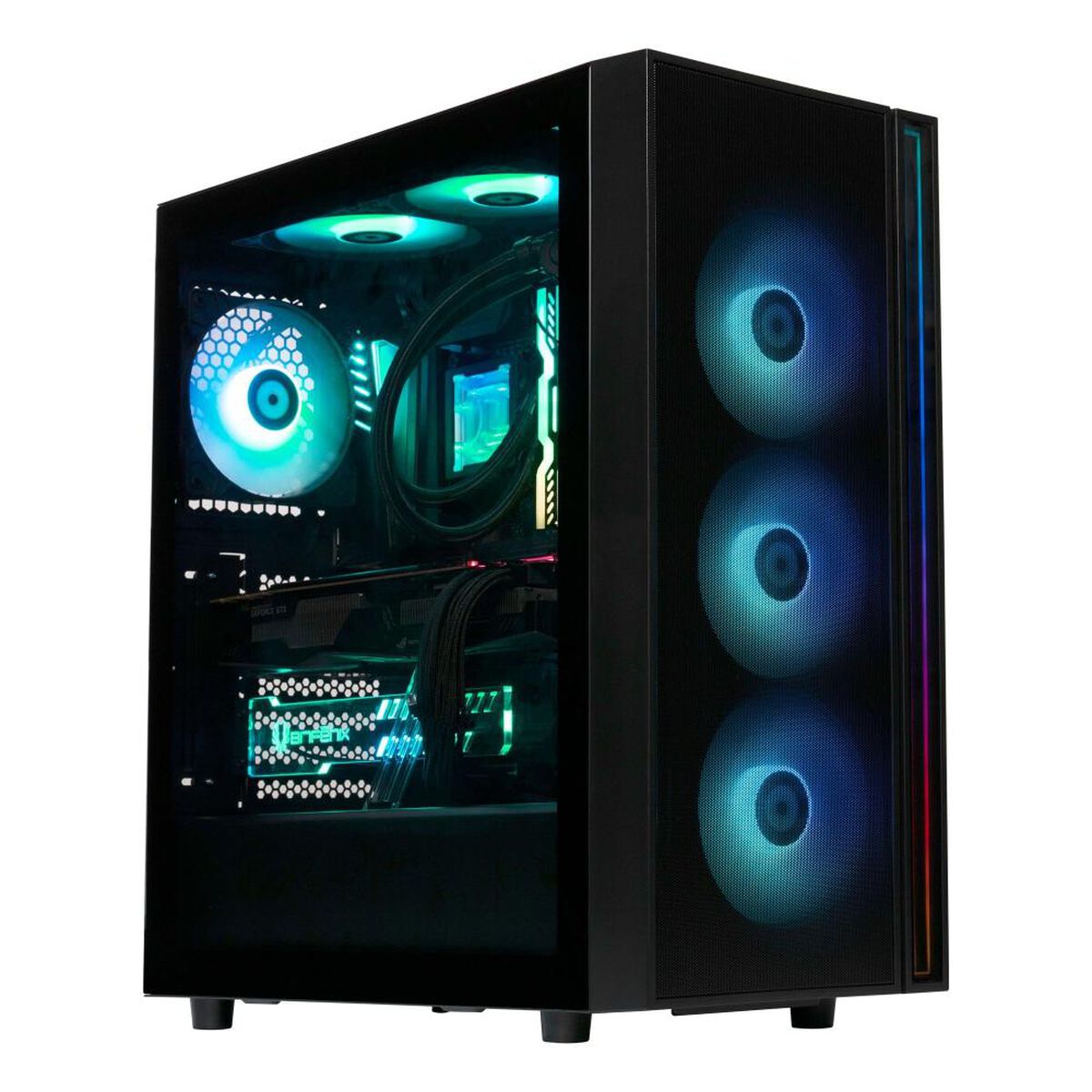 Gabinete BitFenix/ ​​Fan + Fuente de Poder 750w / 4 Ventiladores/ Negro