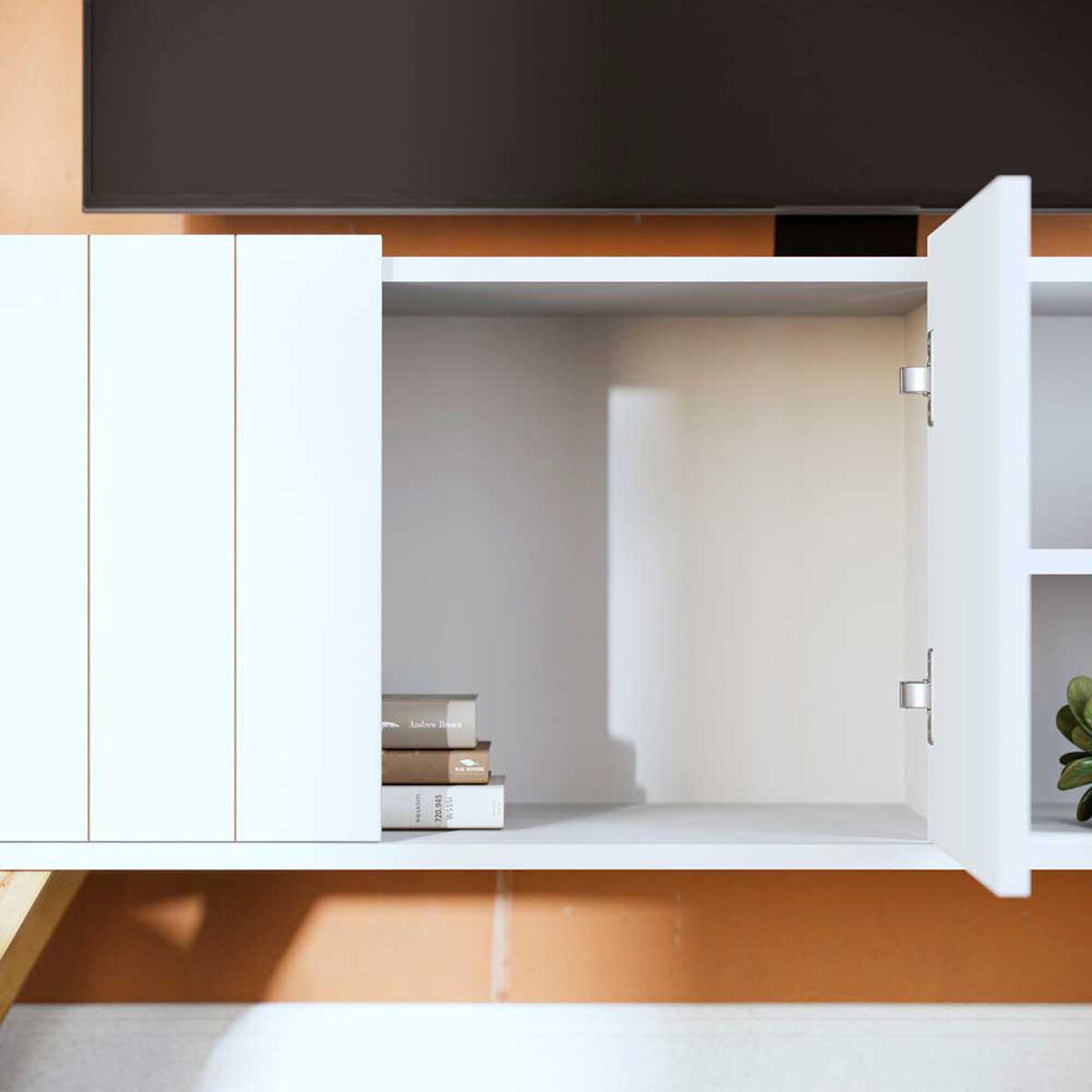 Rack TV Space Altavision Hasta 55" Blanco