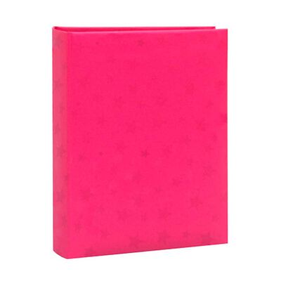 Imagen 1 del producto Álbum para Fotos Vinílico Vgo Hojas Negras Papel Estrella 100 Fotos Fuccia