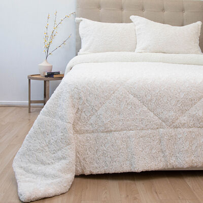 Cubrecama Doral 2 Plazas Crudo Senses