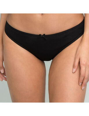 Imagen 2 del producto Pack 3 Calzones Bikini Mujer Intime Black, Rosado, Surt.Color
