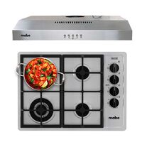 Kit Empotrable Campana Mabe CM6045XV0 + Encimera CMG6044LD-1CL