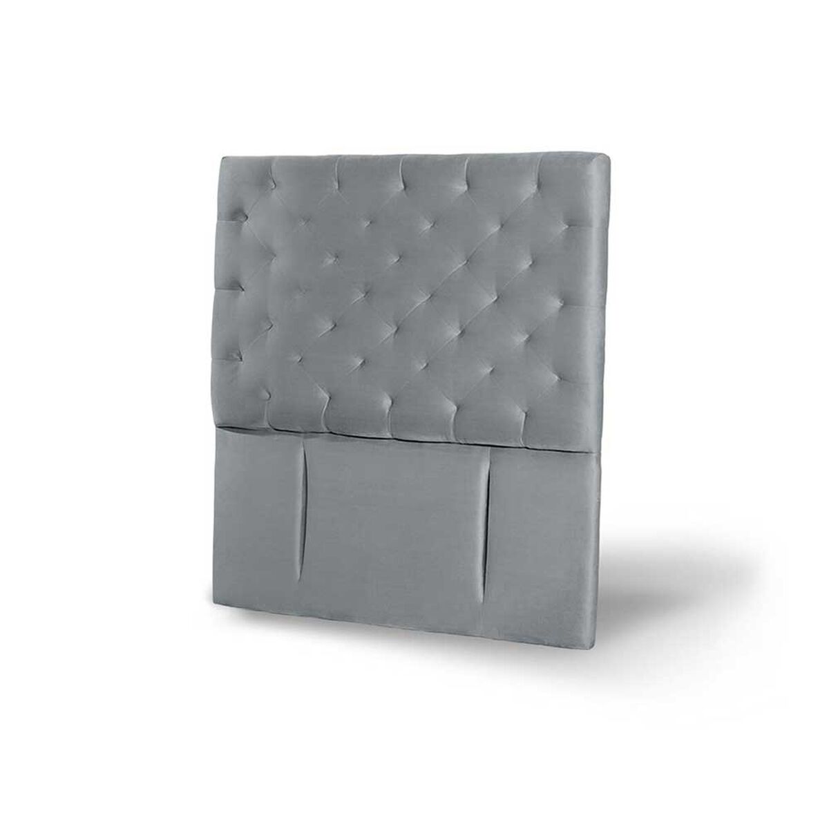 Respaldo Latam Home 1 Plaza Brescia Tela Velvet Gris