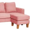 Sofá Seccional Intercambiable Latam Home Venecia 3 Cuerpos Palo Rosa