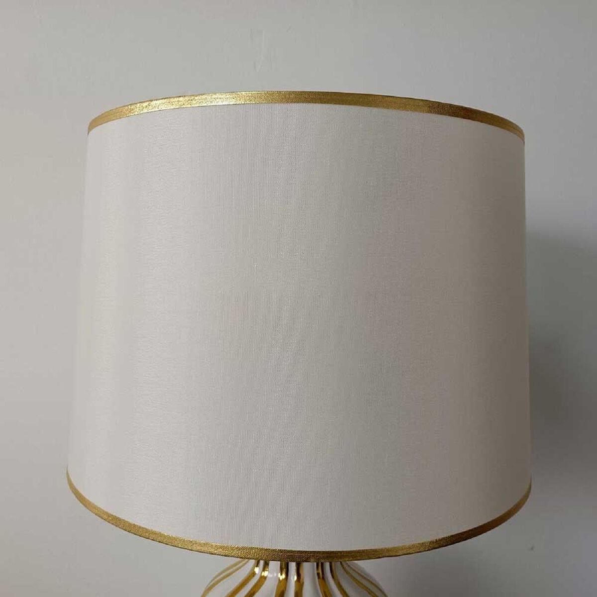 Lámpara de Mesa Ankara Absolute Blanco/Dorado