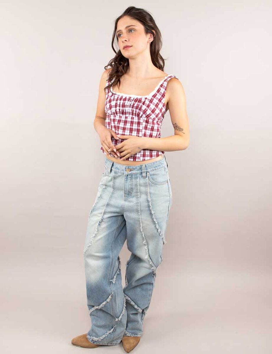 Jeans Straight  Mujer Icono