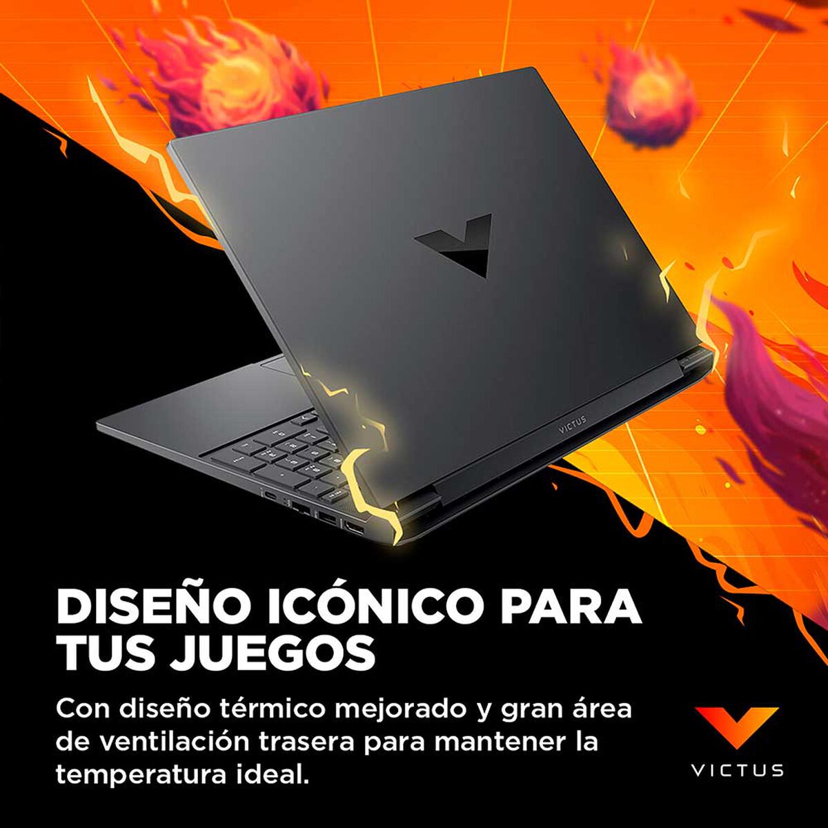Notebook Gamer HP 15-FB3009LA AMD Ryzen 5 8GB 512GB 15.6" NVIDIA GeForce RTX 3050