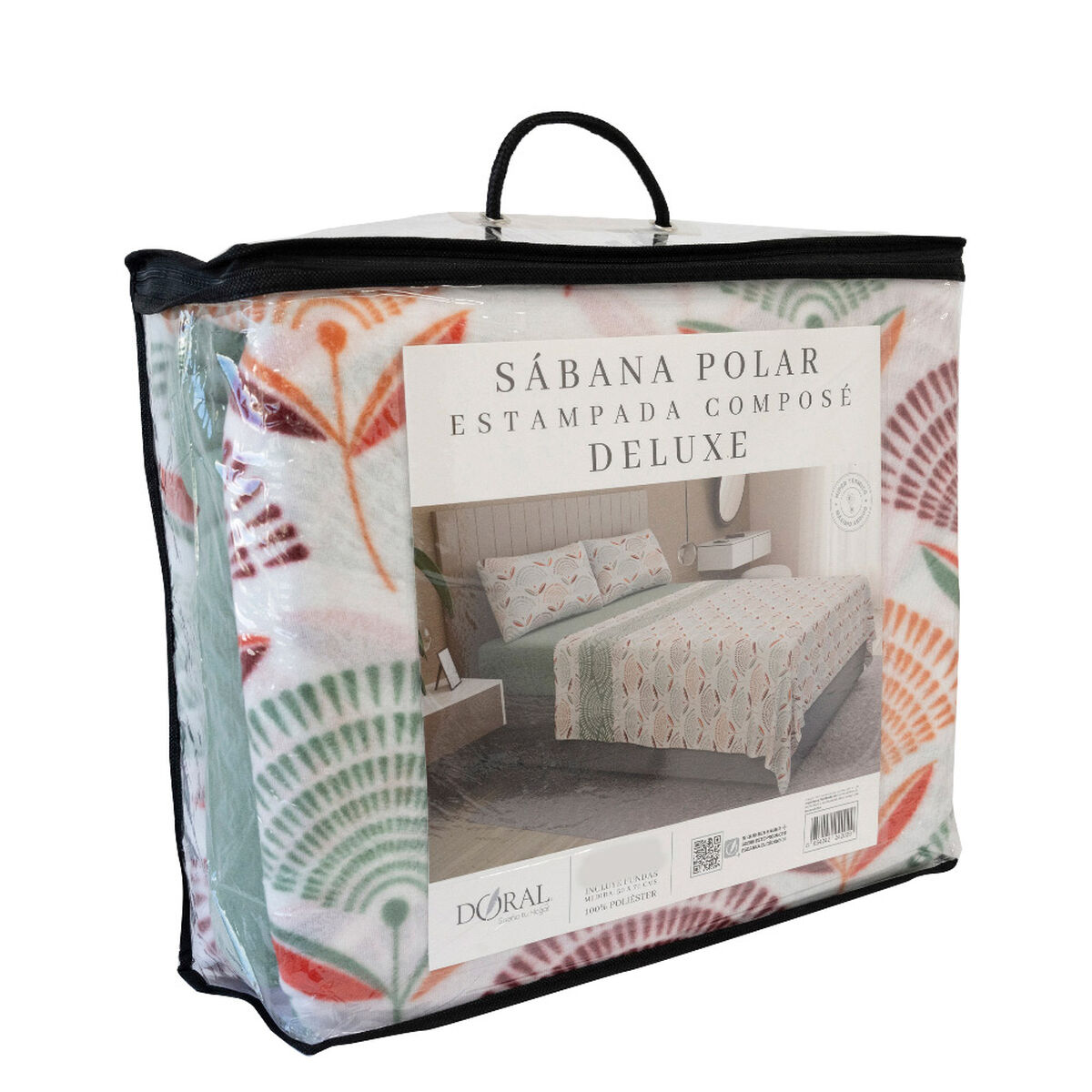 Juego de S&aacute;banas Polar Doral King Estampado D10