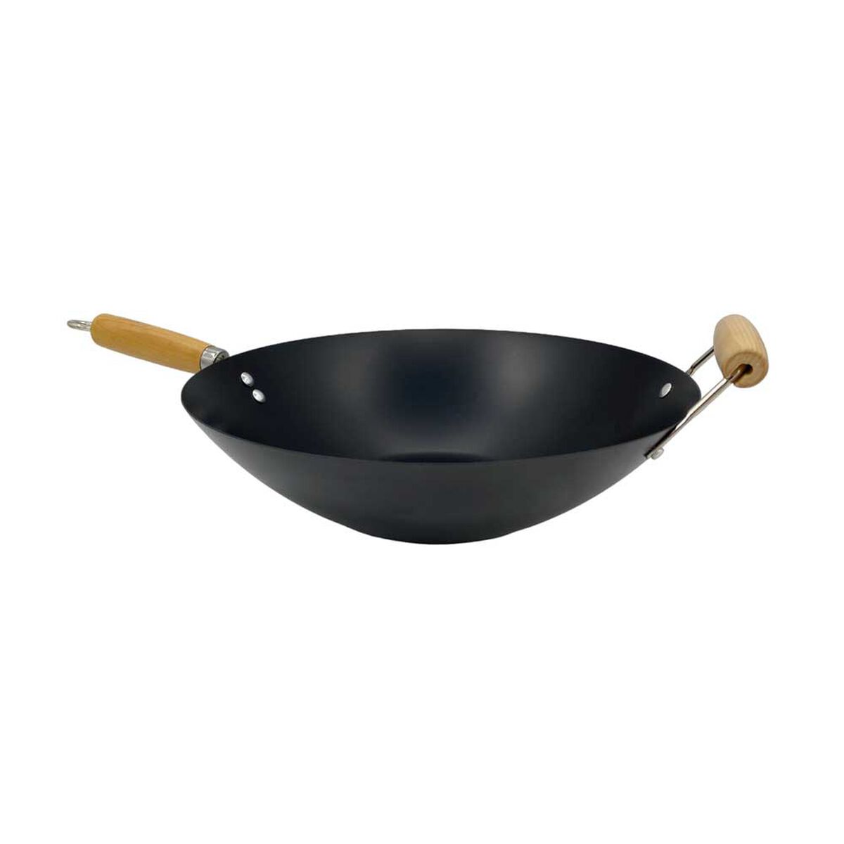 Sartén Wok Acero Antiadherente Oster Carbón Steel Findley 35 cm