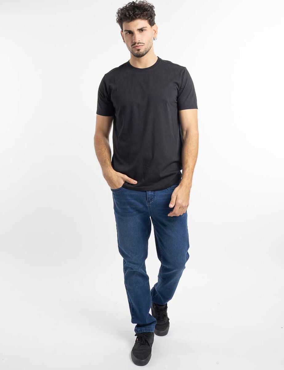 Polera Lisa Manga Corta Hombre Zibel