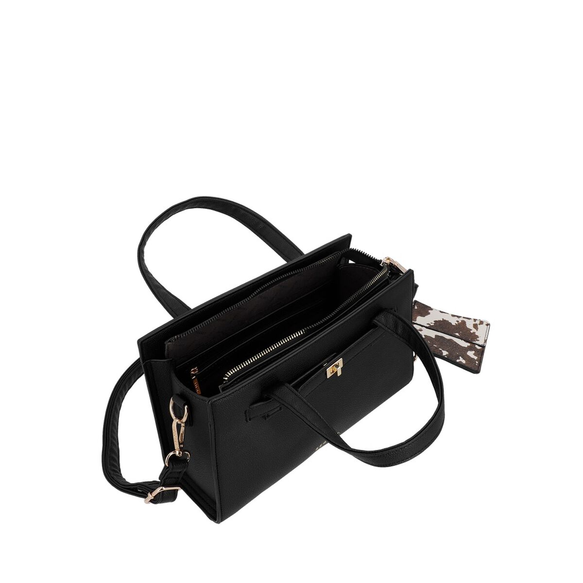 Cartera Bandolera Secret Serbia SC7 Mediana Negro