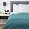 Cubrecama Bicolor Casanova 2 Plazas Verde Turquesa